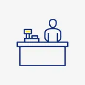 オフィスや店舗など イラスト