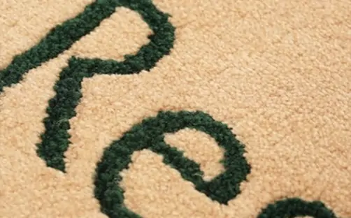 マット製作の様子