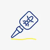 卵に薬剤が効かない イラスト